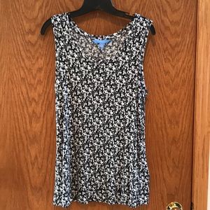 Simply Vera Vera Wang Sleeveless Tank Sz L